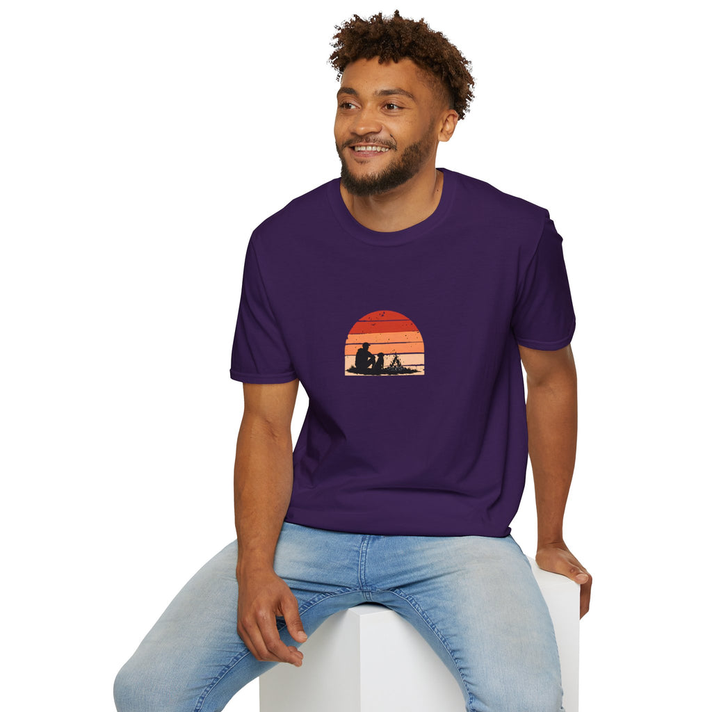 Campfire, Dog & Absolutely Nowhere Else to Be –  Supersoft Unisex T-Shirt