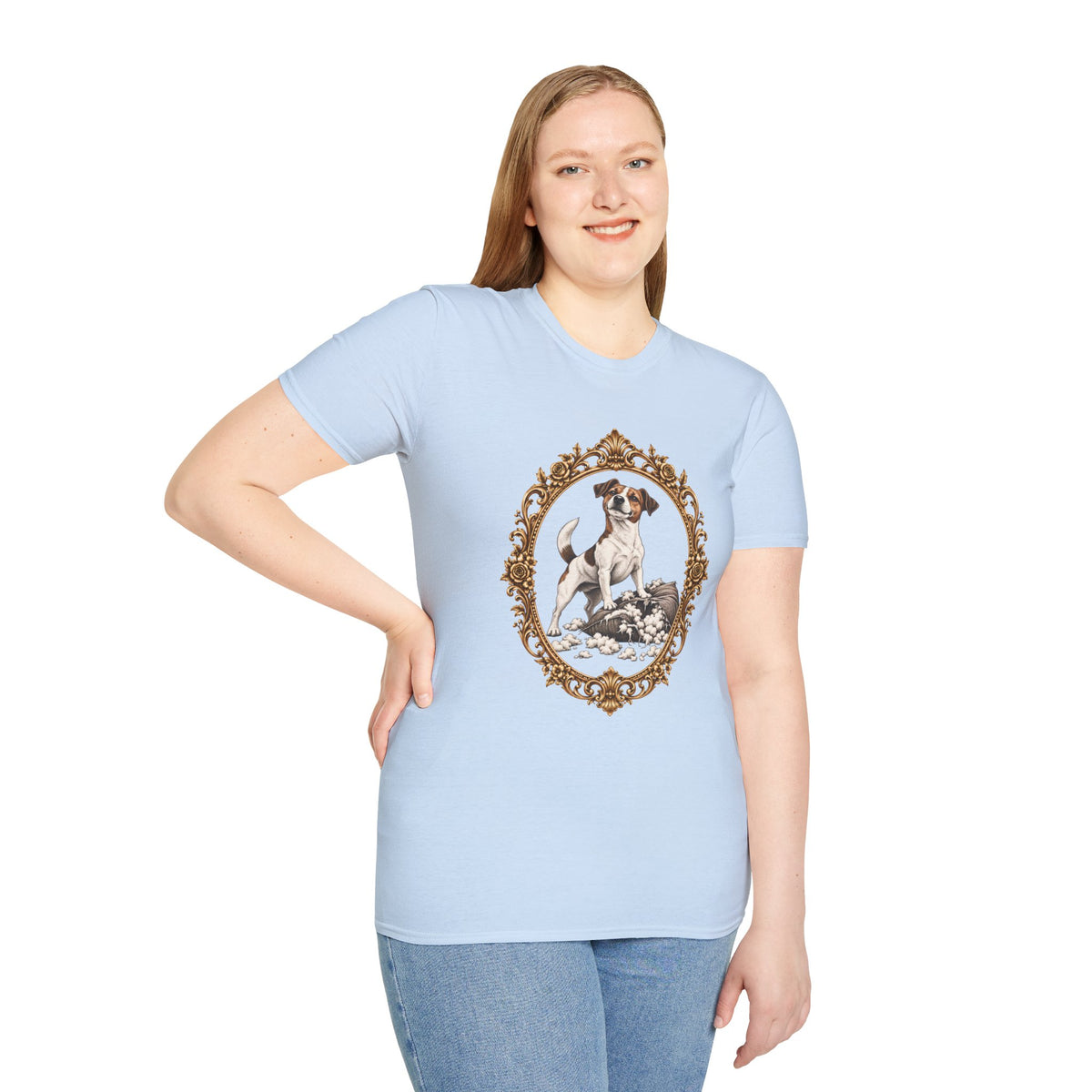 Sir Jack of the Shredded Cushion – Jack Russell - Supersoft Unisex T-shirt