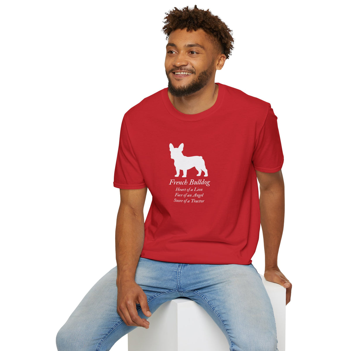 Heart of a Lion - French Bulldog – Supersoft Unisex T-Shirt