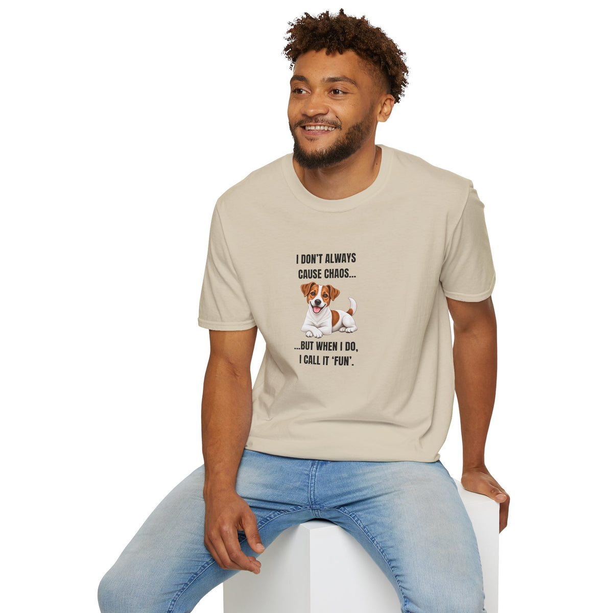 I Don’t Always Cause Chaos...But When I Do, I Call It ‘Fun’ - Jack Russell Supersoft Unisex T-Shirt