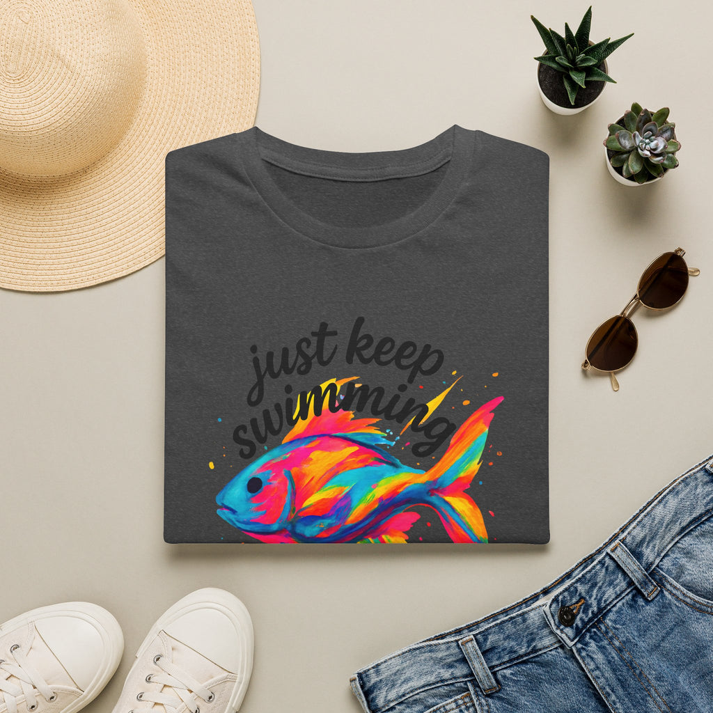 Just Keep Swimming - Goldfish –  Supersoft Unisex T-Shirt