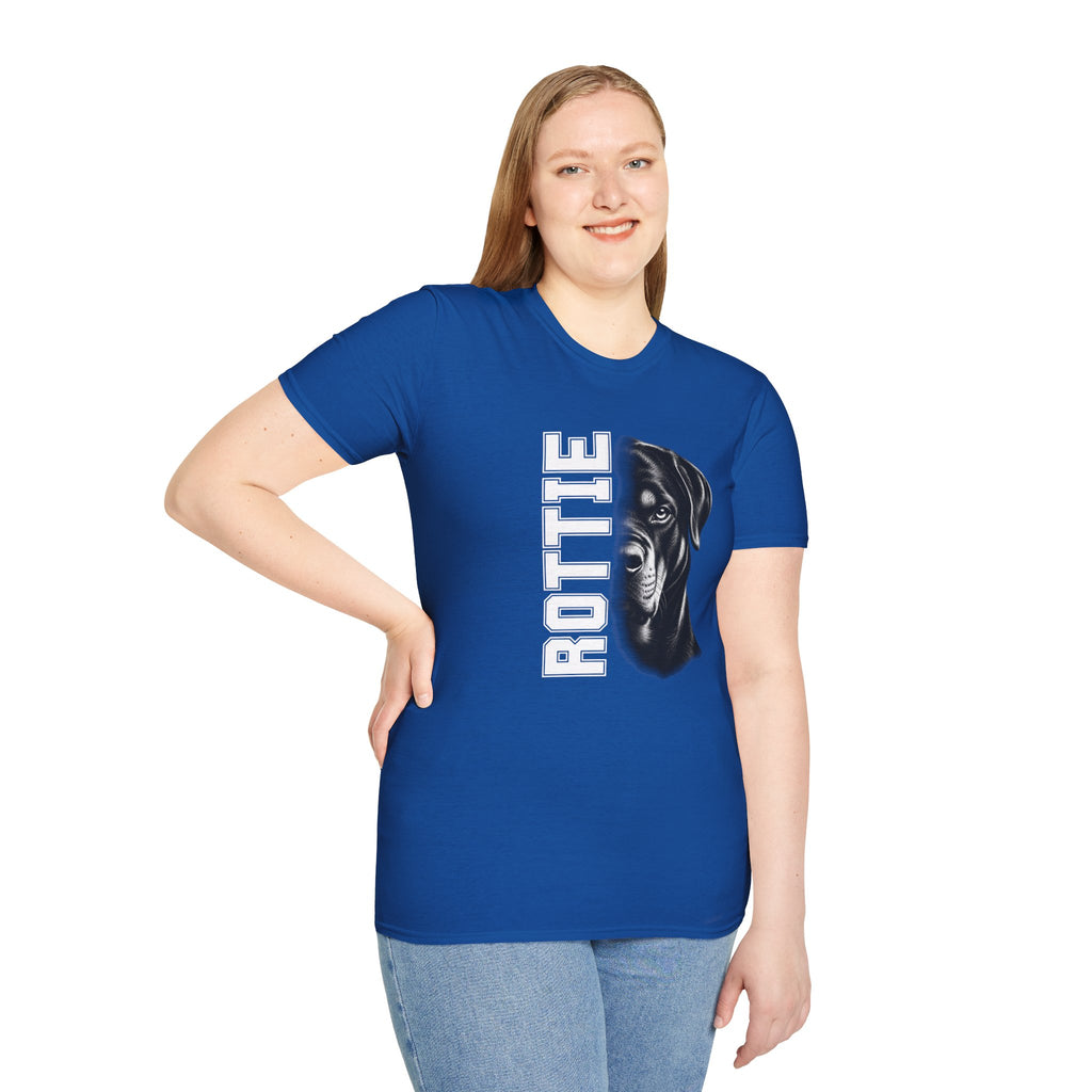 Rottweiler On Duty - Supersoft Unisex T-shirt