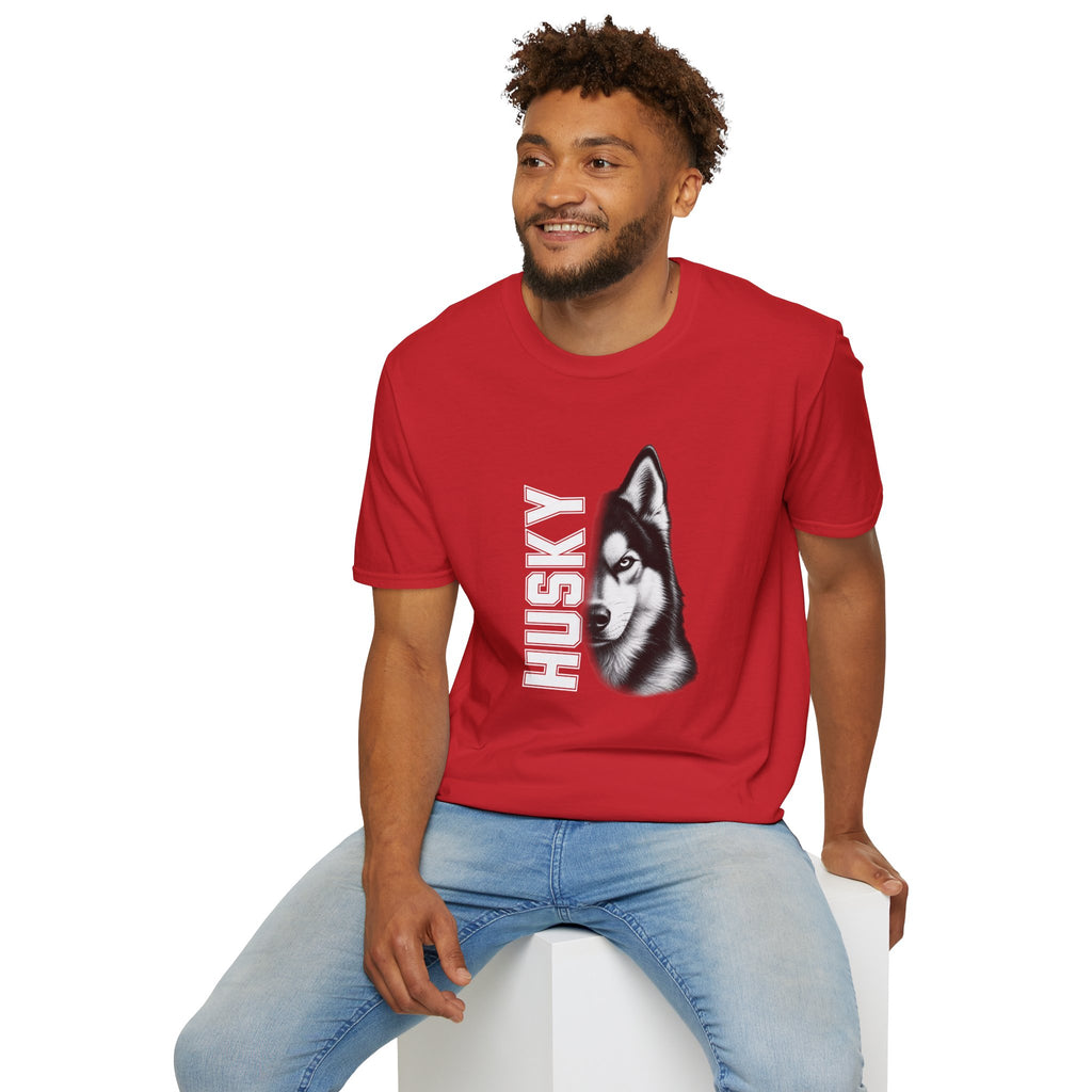 Siberian Husky On Duty - Supersoft Unisex T-shirt