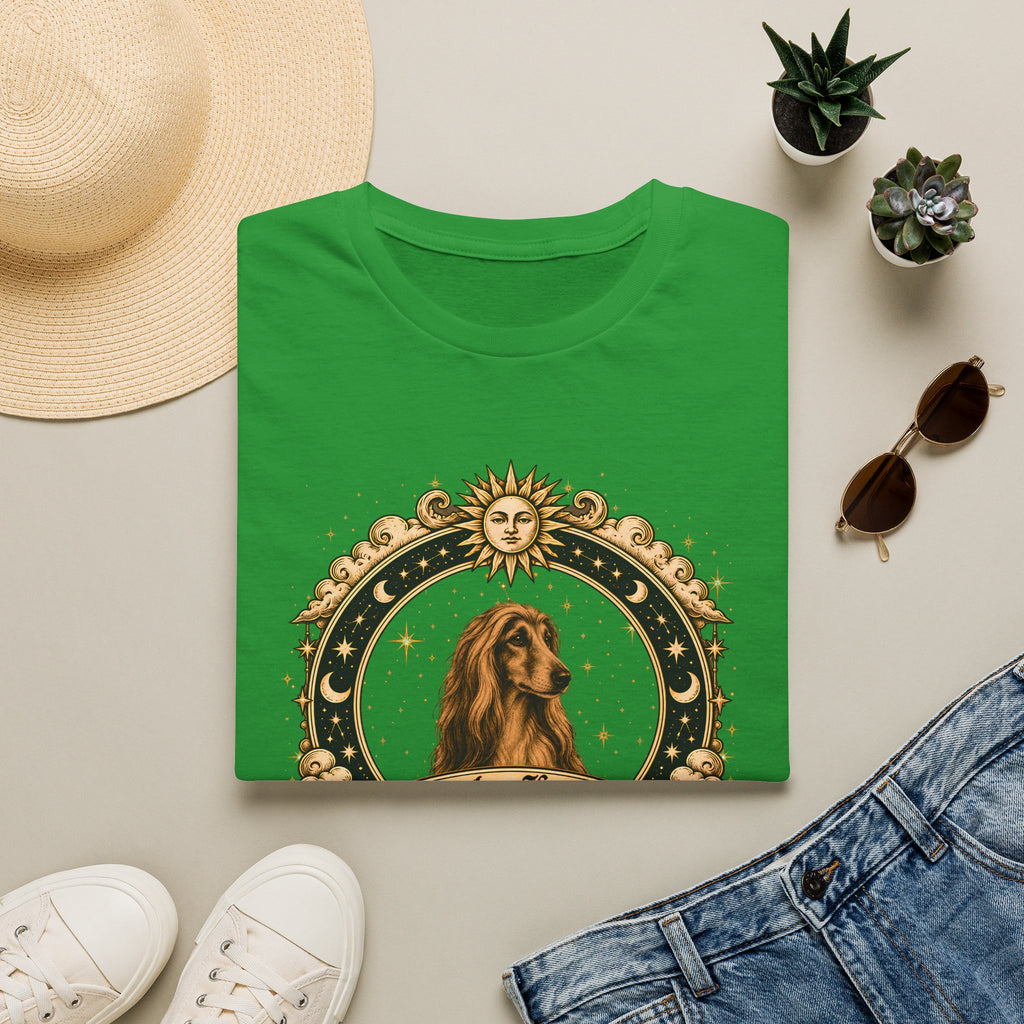 Zodiac Cancer Afghan Hound - Dog Horoscope Star Sign - Supersoft Unisex T-shirt