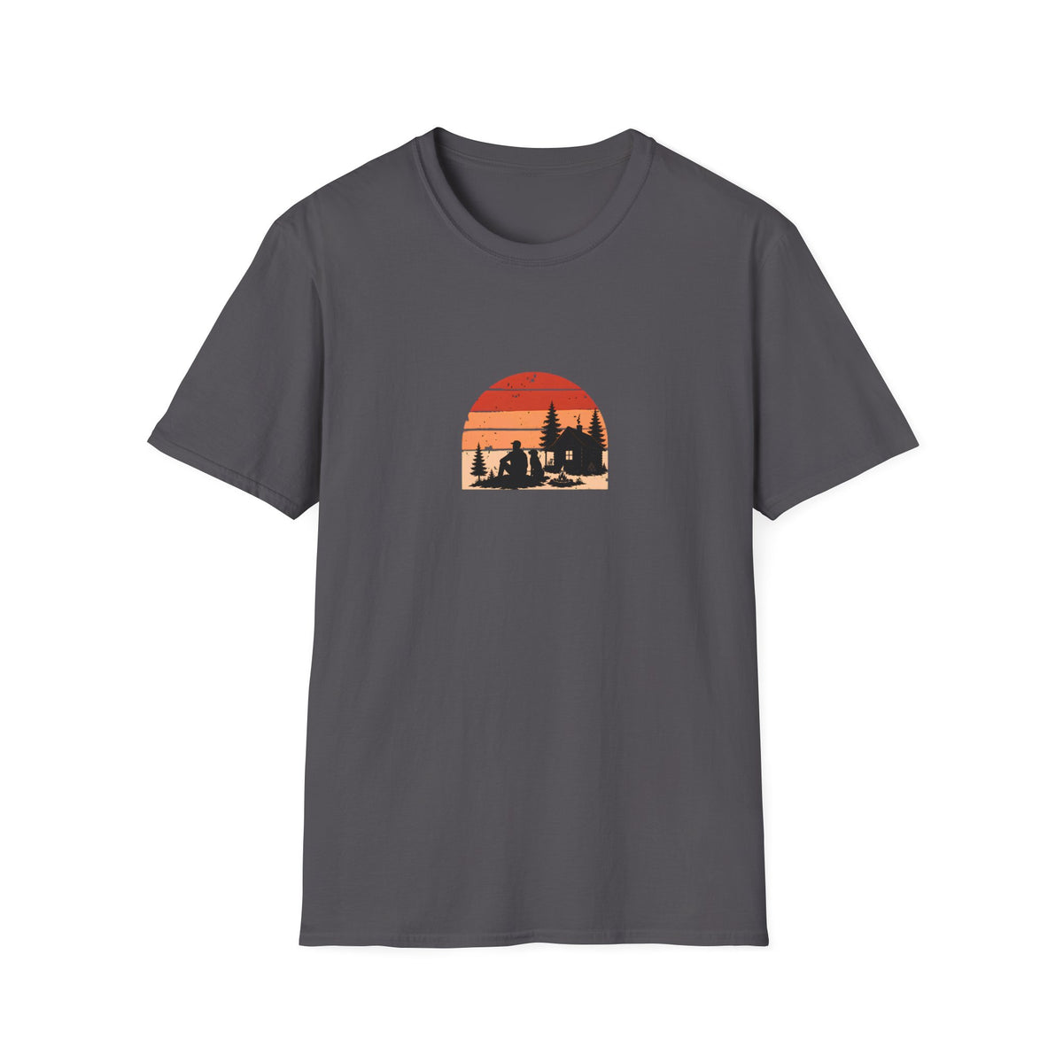 Cabin, Campfire & My Best Friend –  Supersoft Unisex T-Shirt