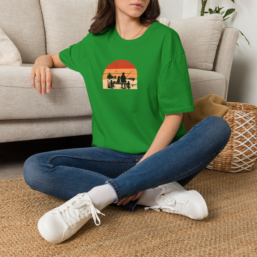 Gone Fishing…Brought the Dog –  Supersoft Unisex T-Shirt