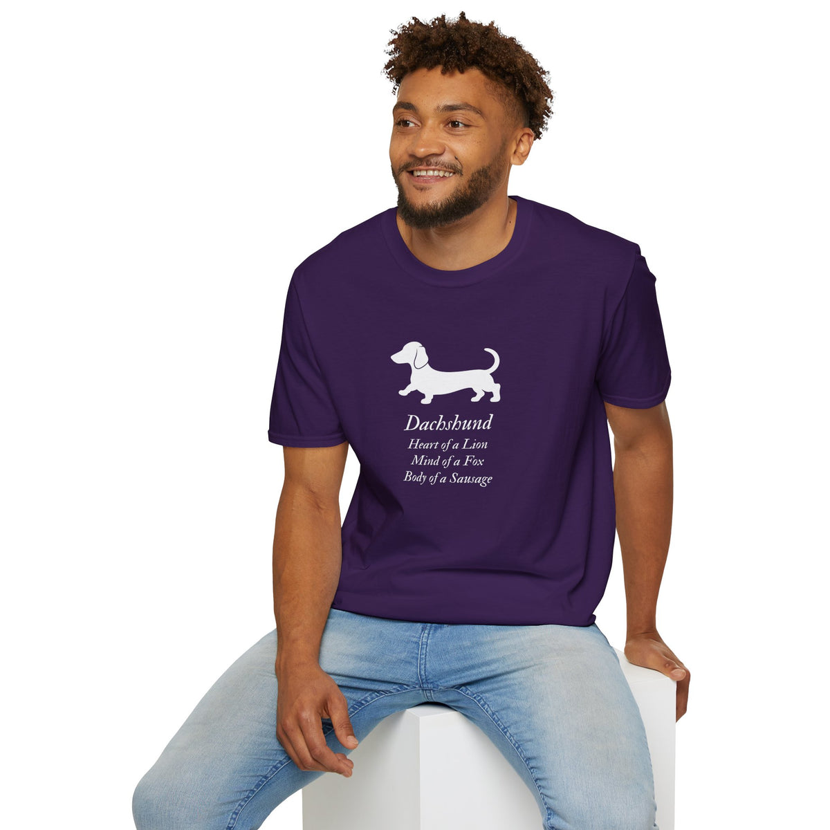 Heart of a Lion - Dachshund – Supersoft Unisex T-Shirt