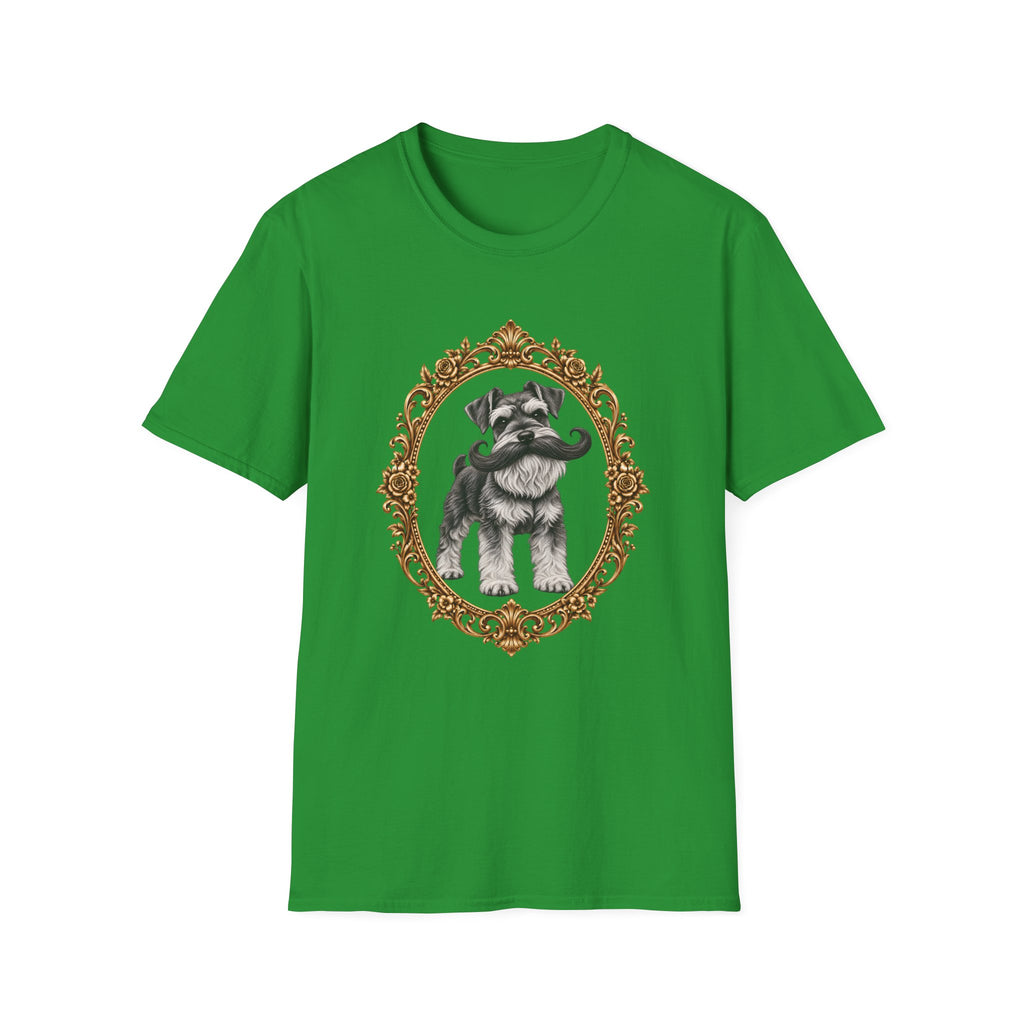 The Distinguished Sir Reginald Whiskers – Miniature Schnauzer - Supersoft Unisex T-shirt