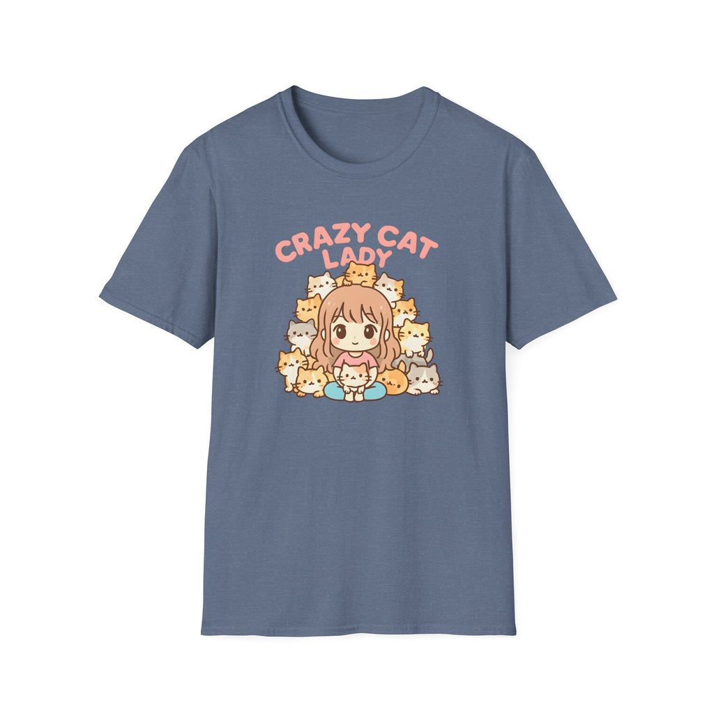 Crazy Cat Lady Cute Kawaii –  Supersoft Unisex T-Shirt