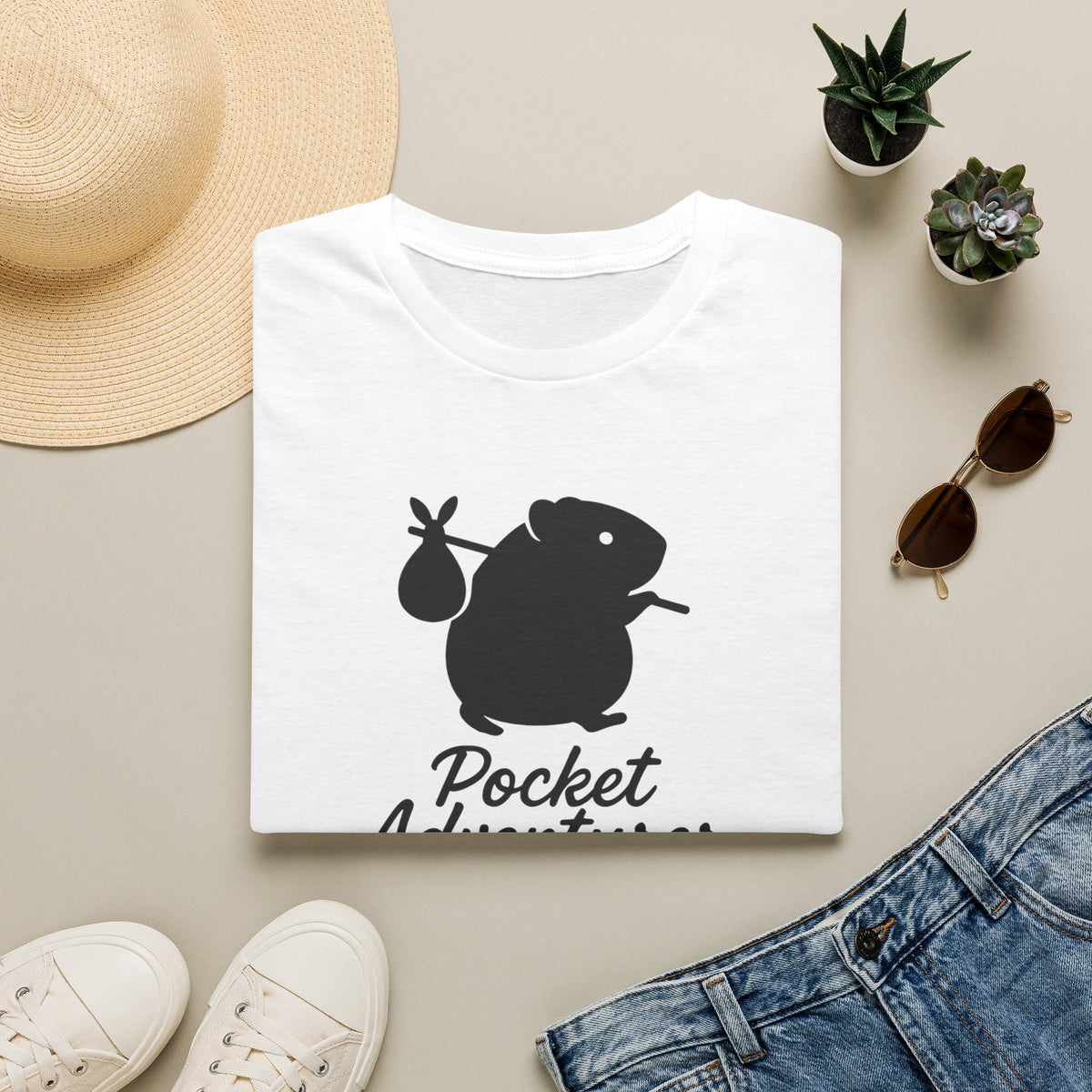 Pocket Adventures Hamster –  Supersoft Unisex T-Shirt