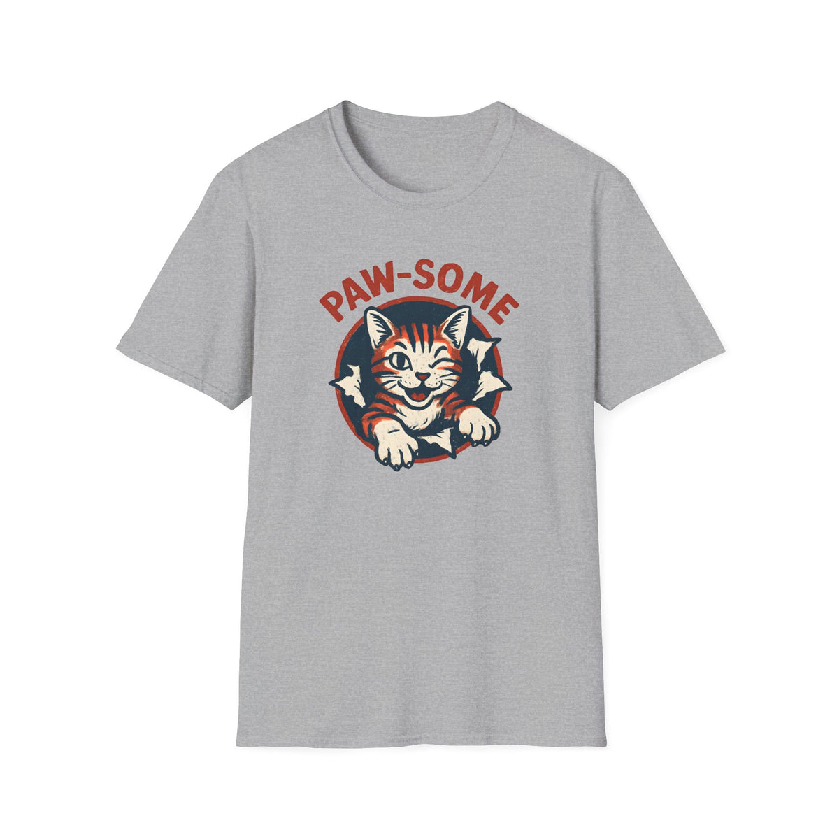 Paw-some Cat –  Supersoft Unisex T-Shirt