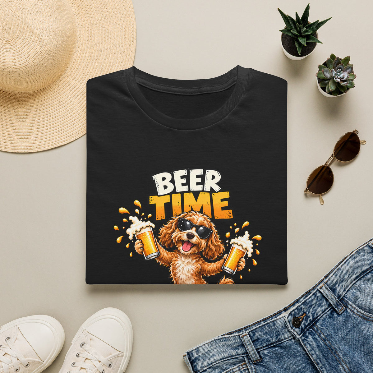 Beer Time, Madafakas! – Cockapoo - Supersoft Unisex T-shirt