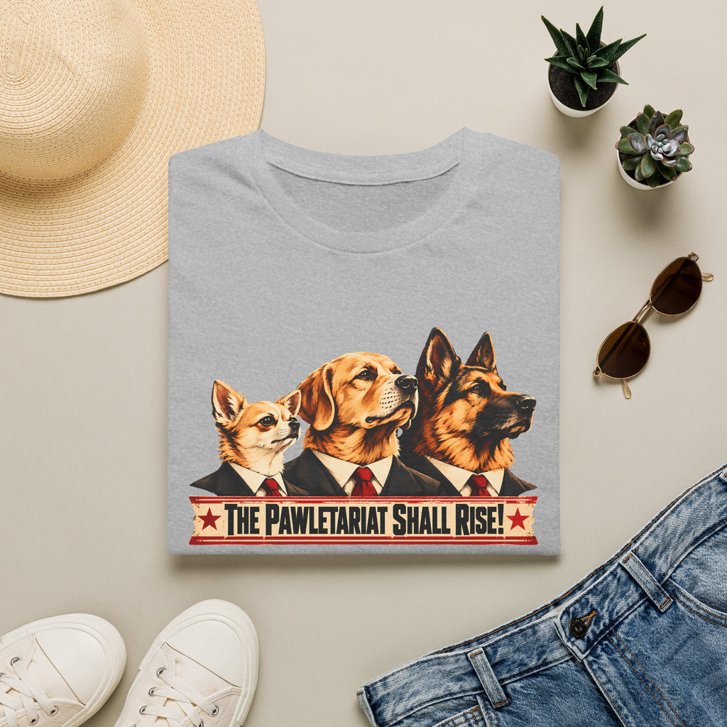 The Pawletariat Shall Rise! – The Great Canine Revolution - Supersoft Unisex T-shirt