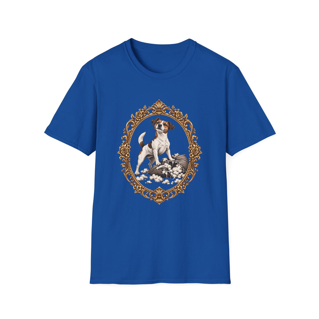 Sir Jack of the Shredded Cushion – Jack Russell - Supersoft Unisex T-shirt