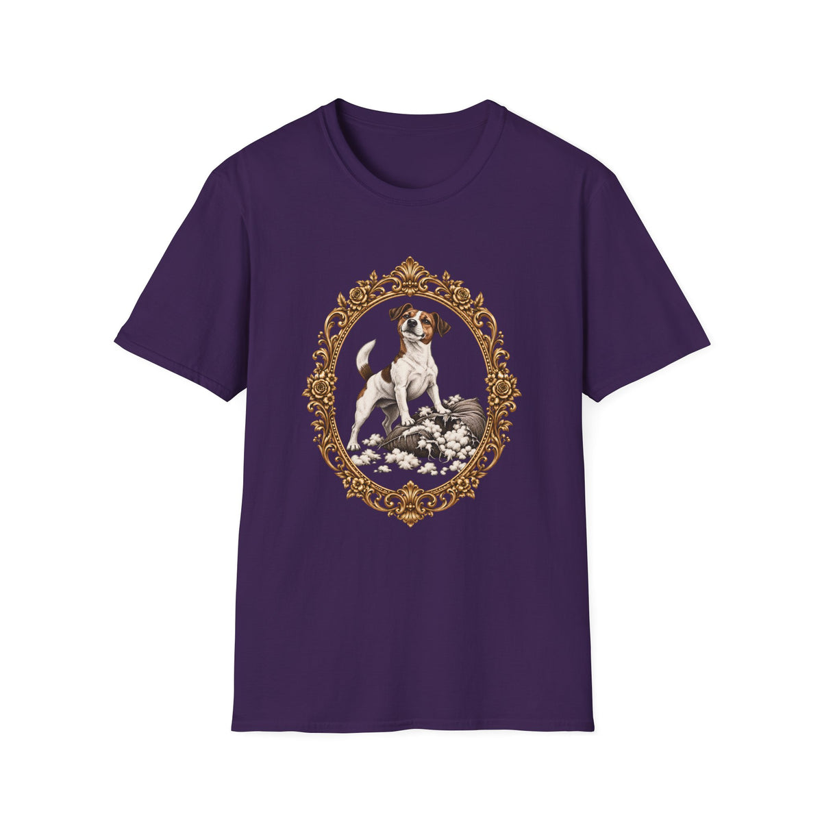 Sir Jack of the Shredded Cushion – Jack Russell - Supersoft Unisex T-shirt