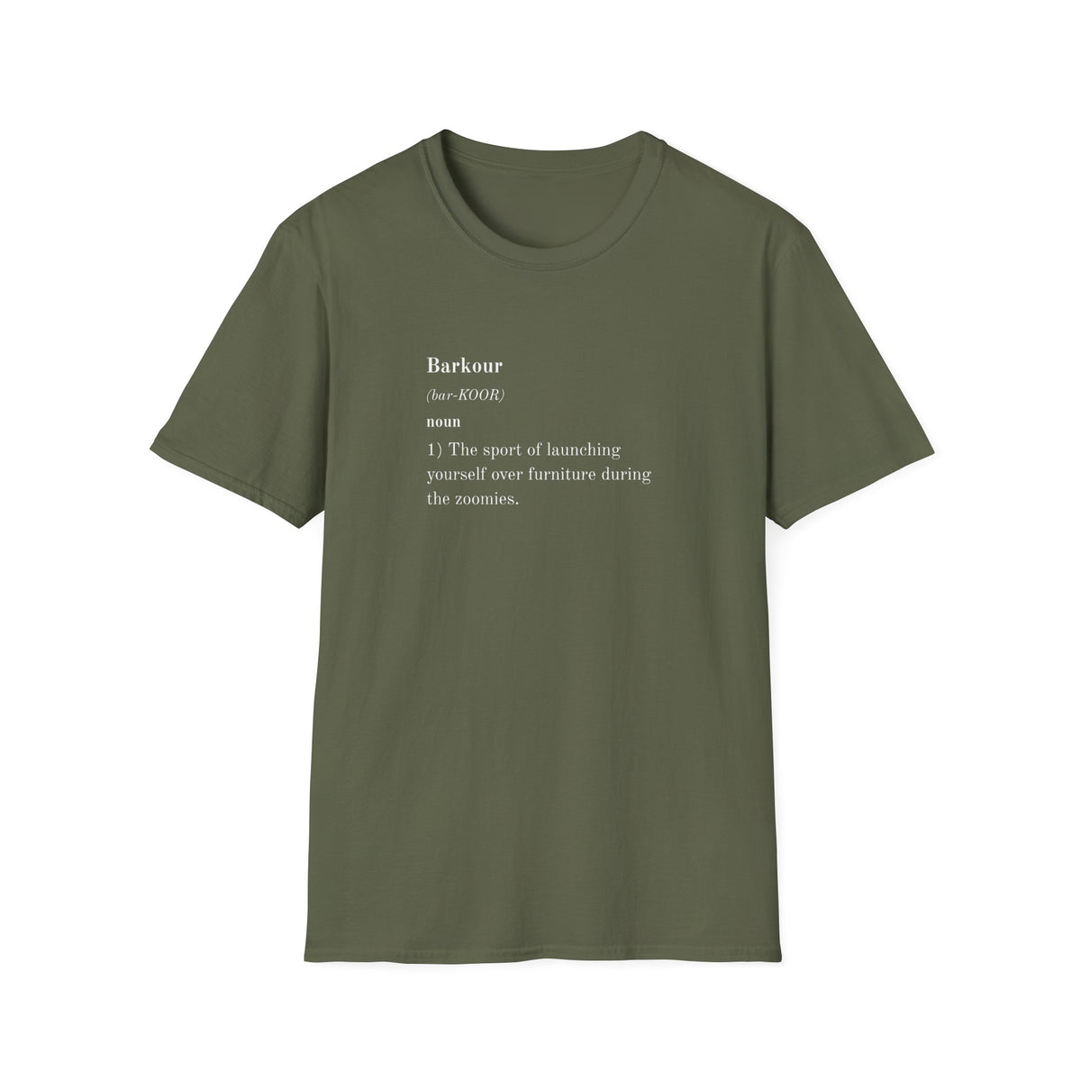 Dictionary of Dog - Barkour -  Supersoft Unisex T-Shirt