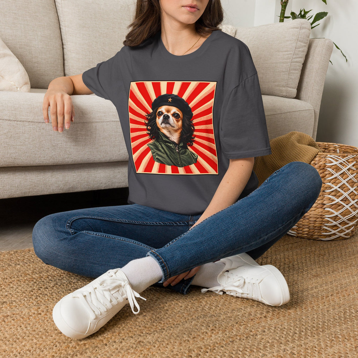 Chih Guevara – The Pawvolution Begins! - Supersoft Unisex T-shirt