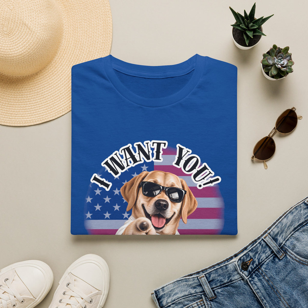 I WANT YOU!...To Throw the Ball! – Labrador - Supersoft Unisex T-shirt