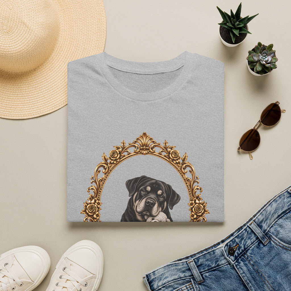 The Gentle Giant – Rottweiler & Teddy Bear - Supersoft Unisex T-shirt