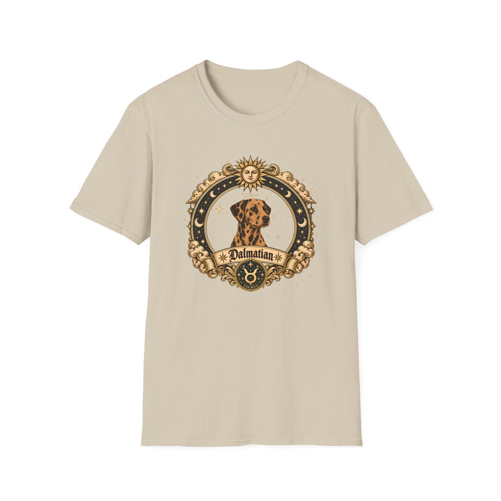 Zodiac Taurus Dalmatian - Dog Horoscope Star Sign - Supersoft Unisex T-shirt