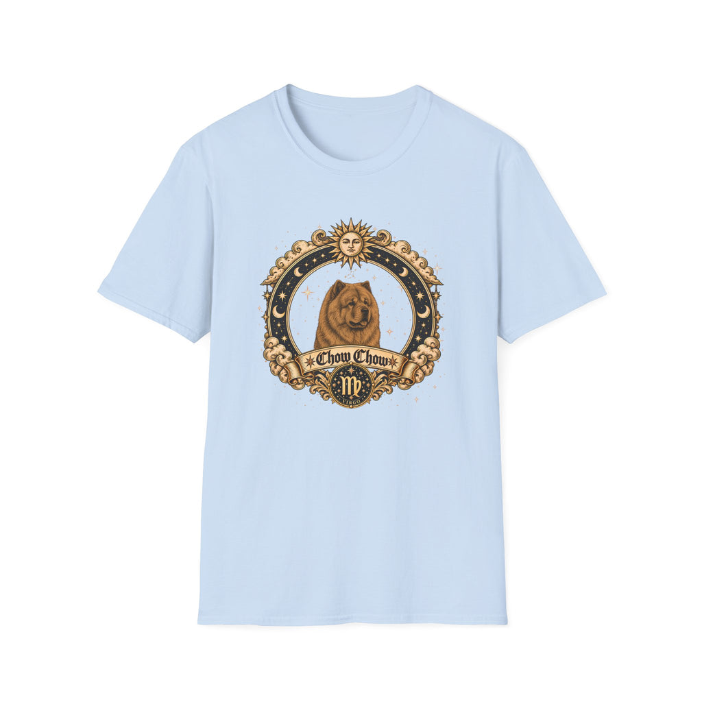 Zodiac Virgo Chow Chow - Dog Horoscope Star Sign - Supersoft Unisex T-shirt