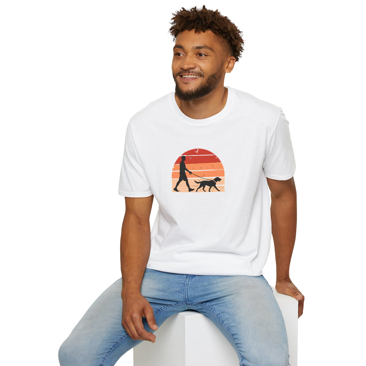 Walkies...Dog in Charge–  Supersoft Unisex T-Shirt
