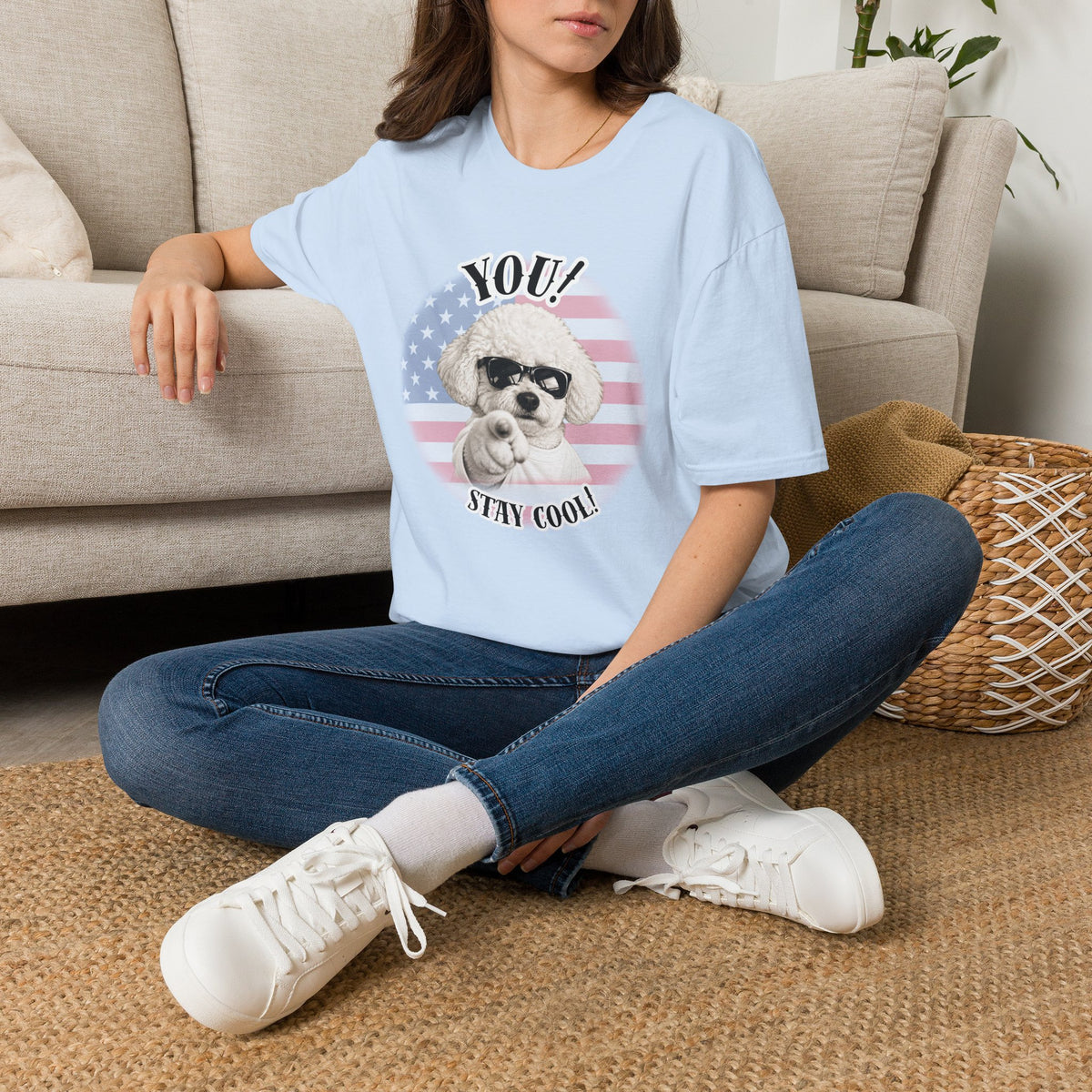 YOU!...Stay Cool! – Bichon Frise - Supersoft Unisex T-shirt