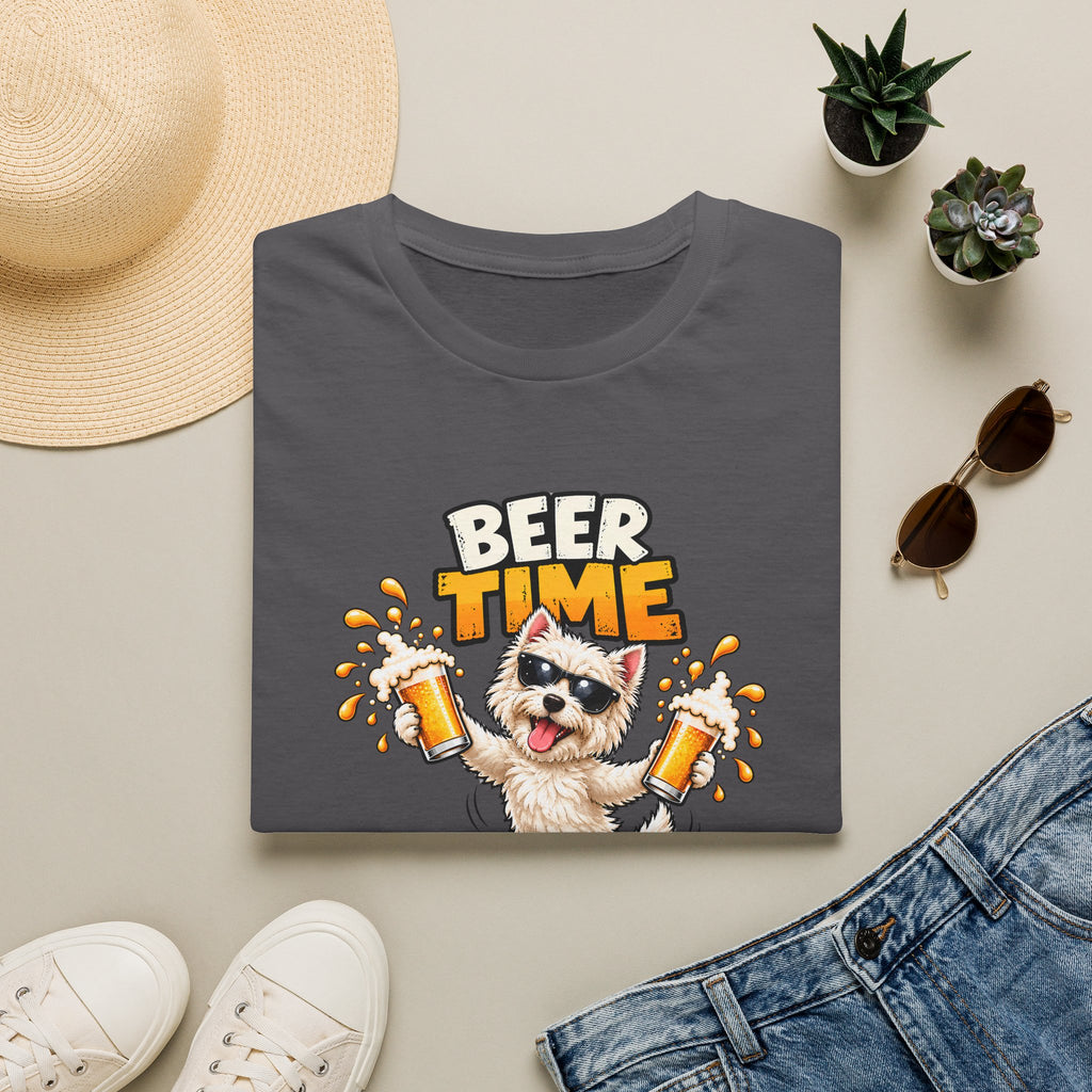 Beer Time, Madafakas! – West Highland Terrier - Supersoft Unisex T-shirt
