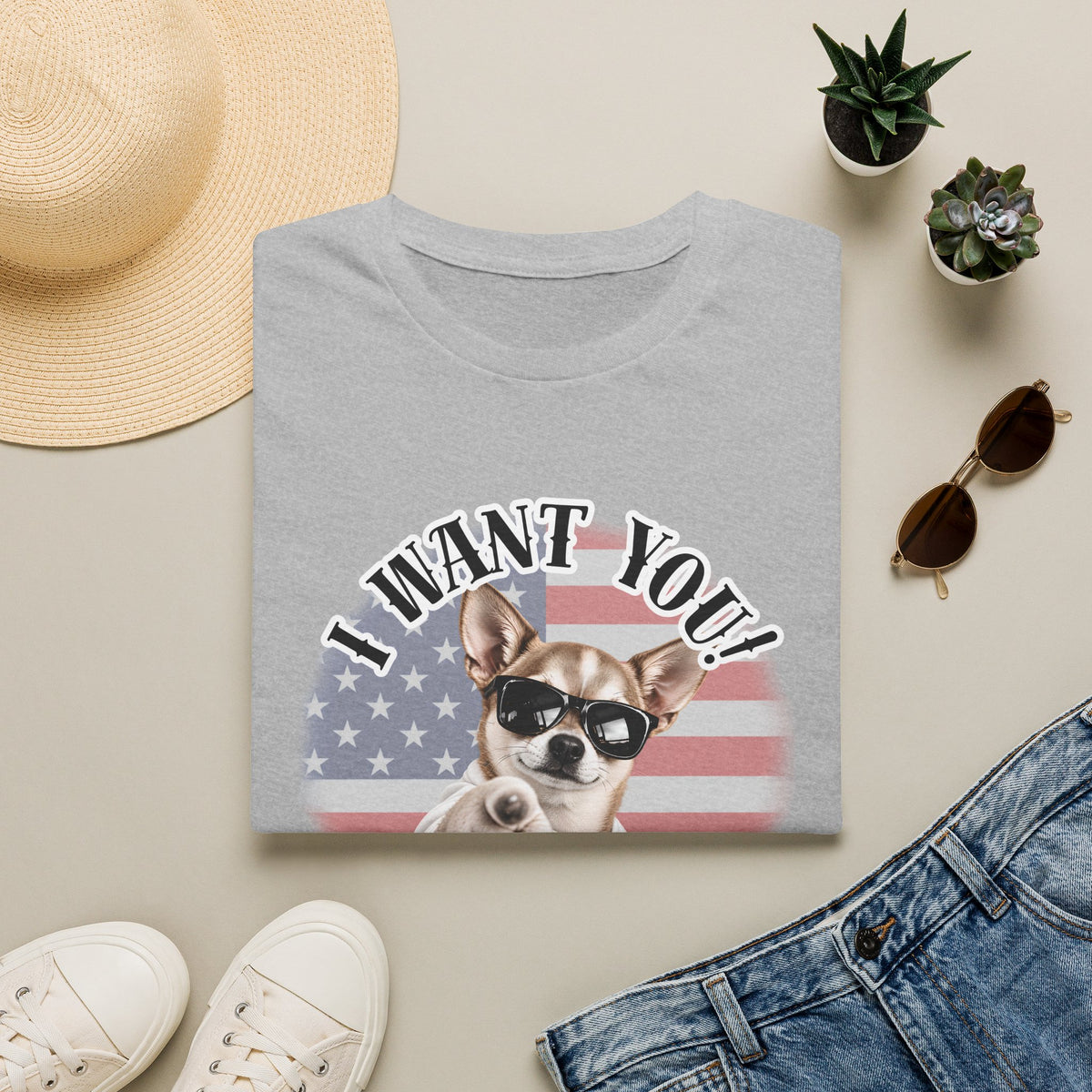 I WANT YOU!...To Throw the Ball! – Chihuahua - Supersoft Unisex T-shirt
