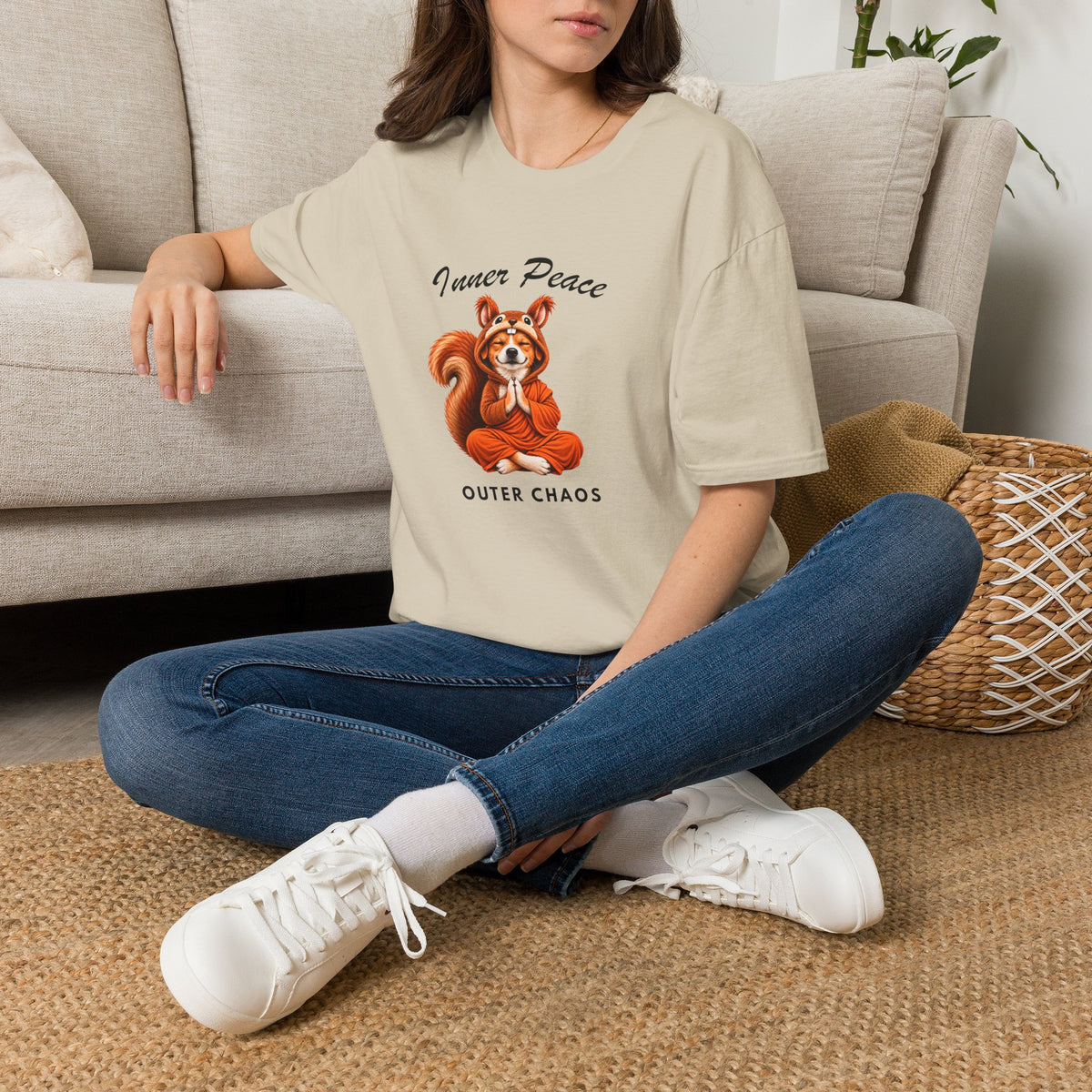 Good Boy's Guide to Enlightenment – Inner Peace, Outer Chaos –  Supersoft Unisex T-Shirt