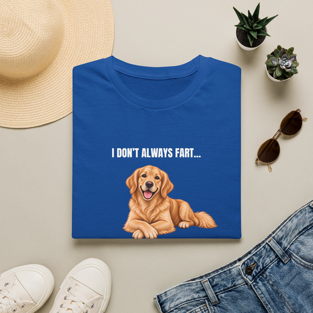 I Don’t Always Fart...But When I Do, I Look At You Accusingly - Golden Retriever Supersoft Unisex T-Shirt