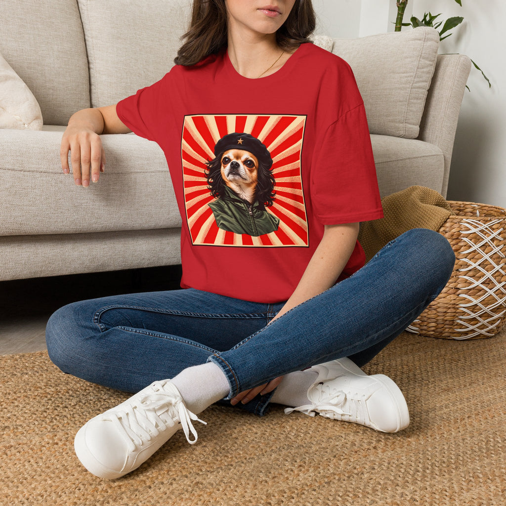 Chih Guevara – The Pawvolution Begins! - Supersoft Unisex T-shirt