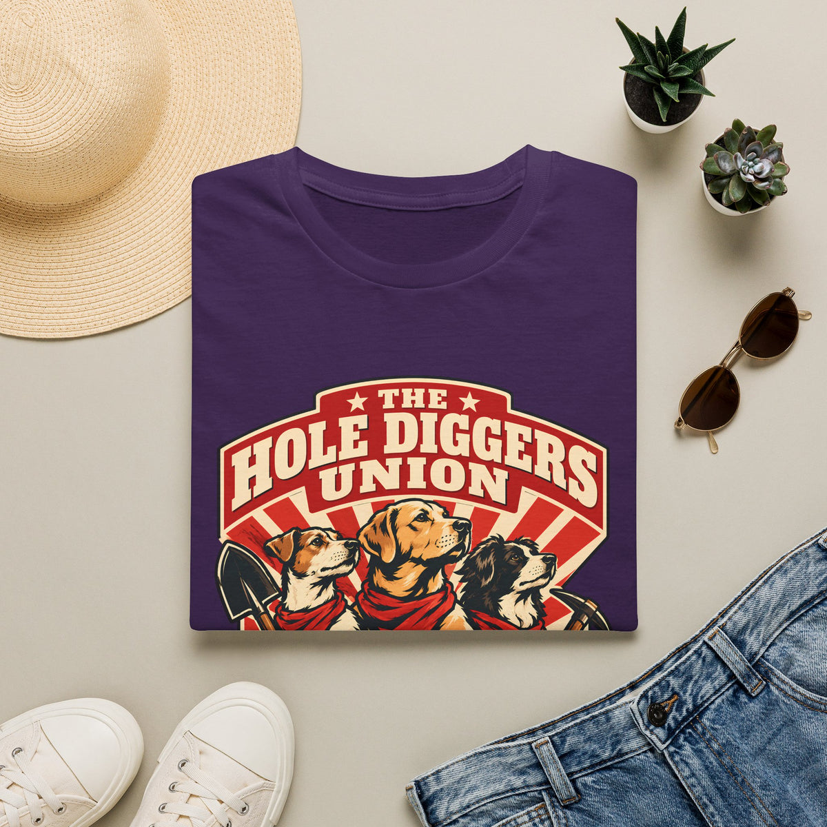 The Hole Diggers Union - Supersoft Unisex T-shirt