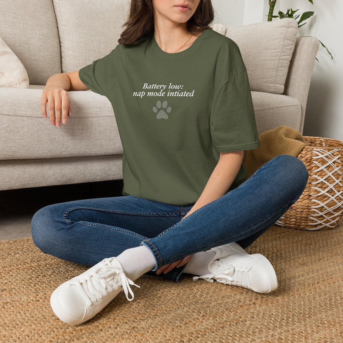 Adopted & Adored – Battery Low: Nap mode Initiated – Supersoft Unisex T-Shirt