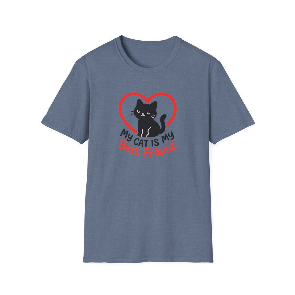 My Cat Is My Best Friend Cat –  Supersoft Unisex T-Shirt
