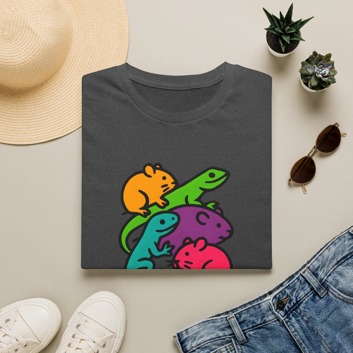 Colourful Animals –  Supersoft Unisex T-Shirt