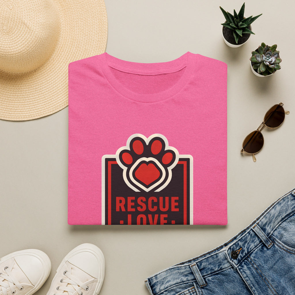 Rescue Love Repeat –  Supersoft Unisex T-Shirt