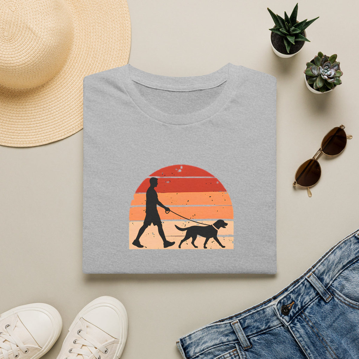 Walkies...Dog in Charge–  Supersoft Unisex T-Shirt