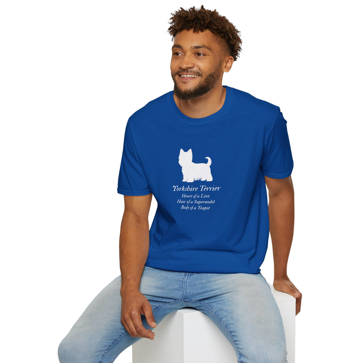 Heart of a Lion - Yorkshire Terrier – Supersoft Unisex T-Shirt