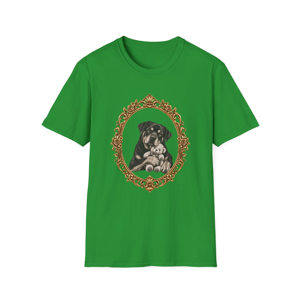 The Gentle Giant – Rottweiler & Teddy Bear - Supersoft Unisex T-shirt