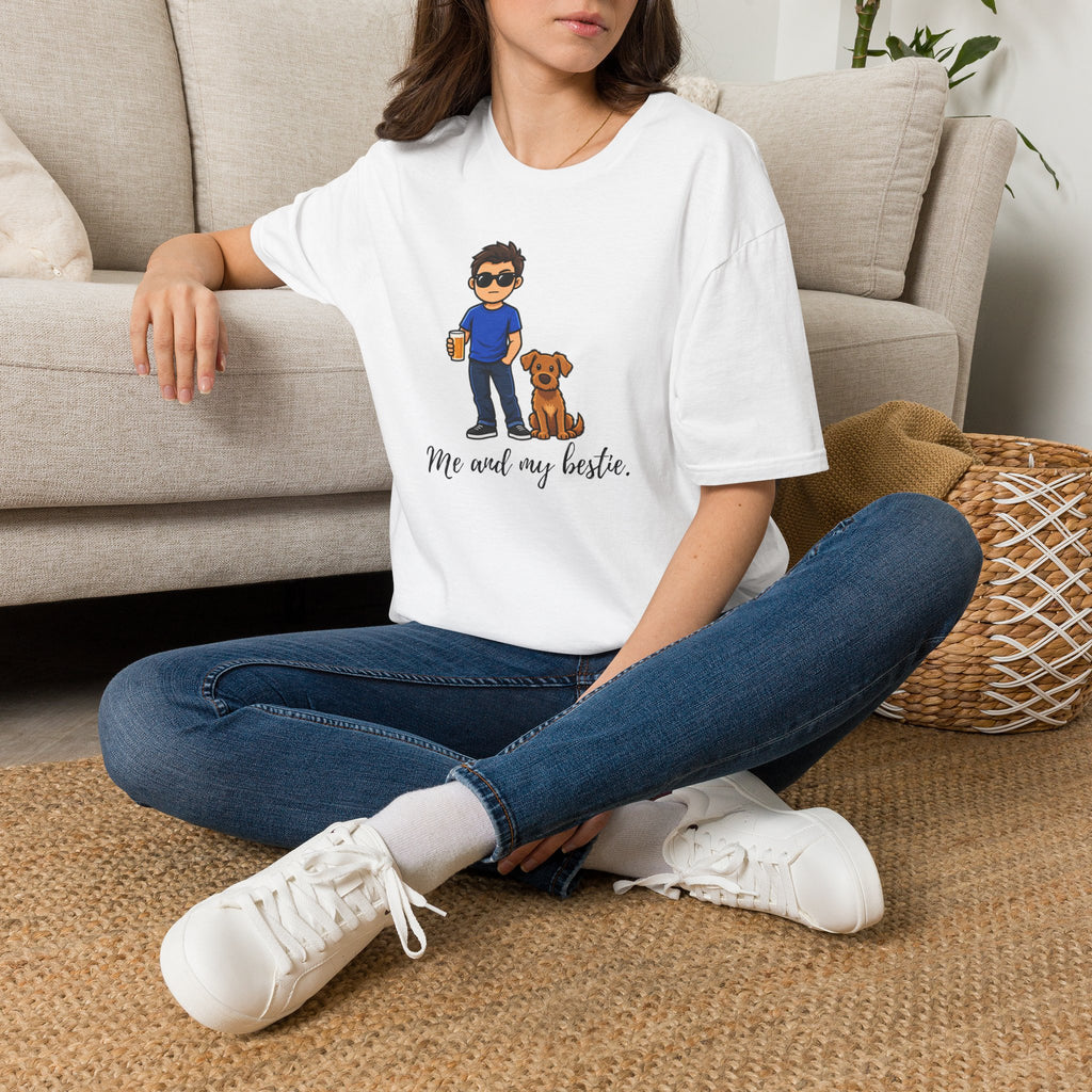 Beer, Dogs and Dudes - Me and My Bestie - Supersoft Unisex T-shirt