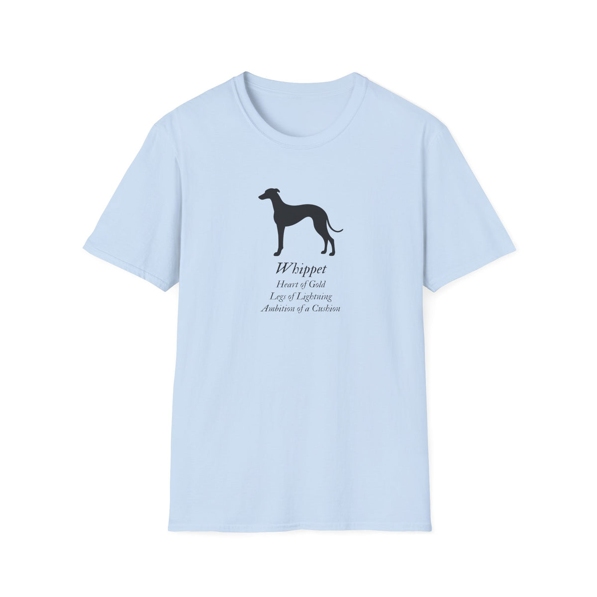 Heart of a Lion - Whippet – Supersoft Unisex T-Shirt