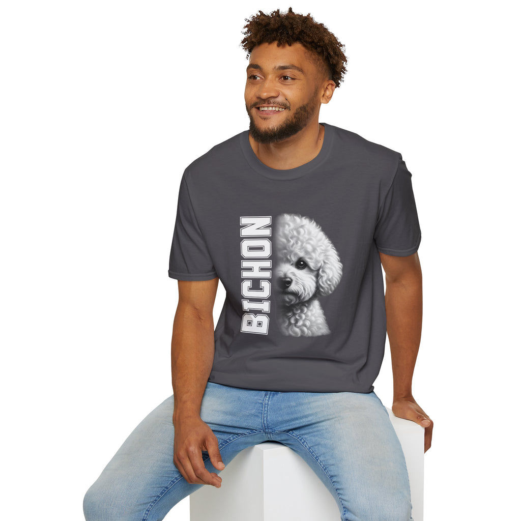 Bichon Frise On Duty - Supersoft Unisex T-shirt