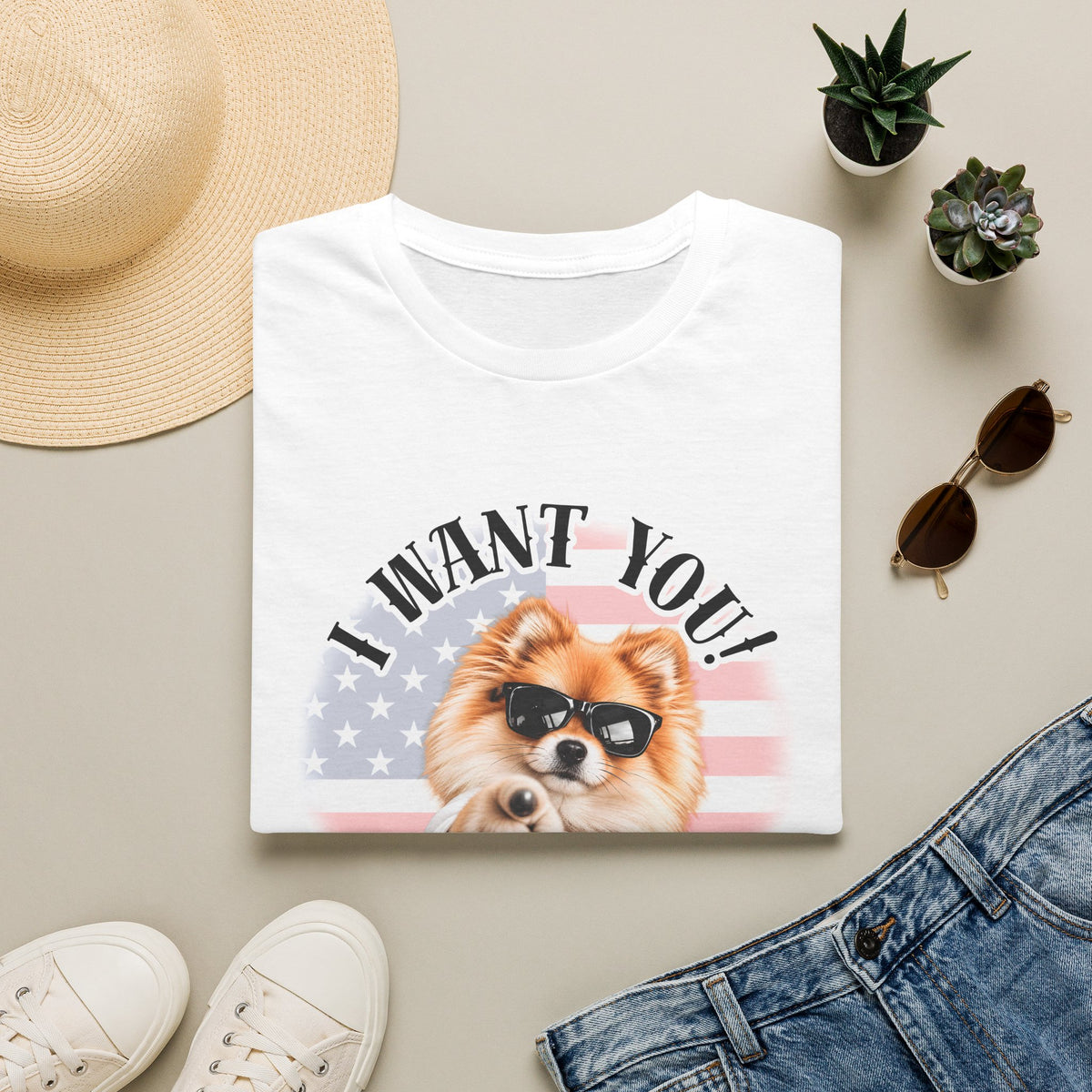 I WANT YOU!...To Throw the Ball! – Pomeranian - Supersoft Unisex T-shirt