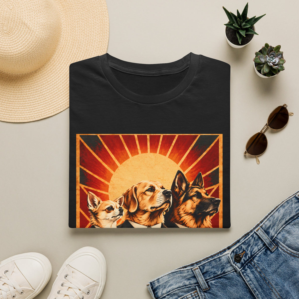 The Pawletariat Shall Rise! – The Great Biscuit Revolution - Supersoft Unisex T-shirt