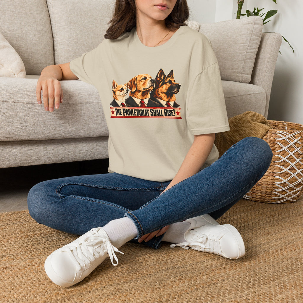 The Pawletariat Shall Rise! – The Great Canine Revolution - Supersoft Unisex T-shirt