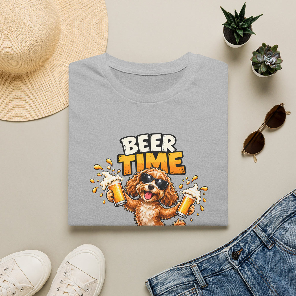Beer Time, Madafakas! – Cockapoo - Supersoft Unisex T-shirt