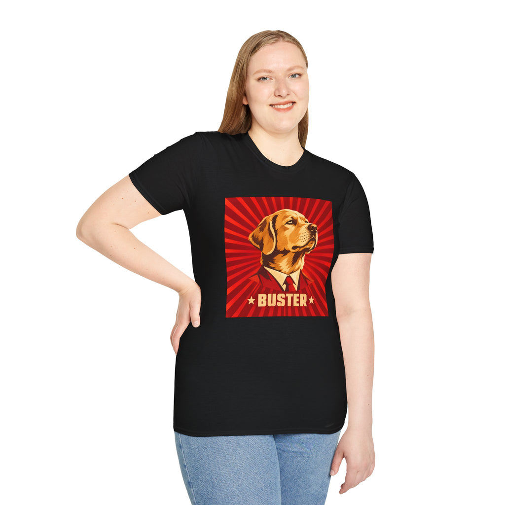 First Comrade Buster – Supreme Leader of the Biscuit Revolution - Supersoft Unisex T-shirt