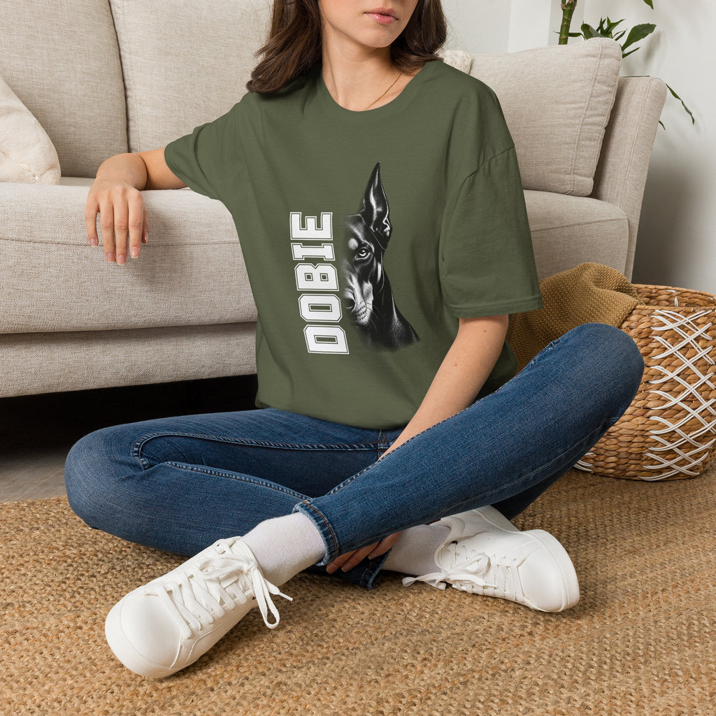 Doberman On Duty - Supersoft Unisex T-shirt