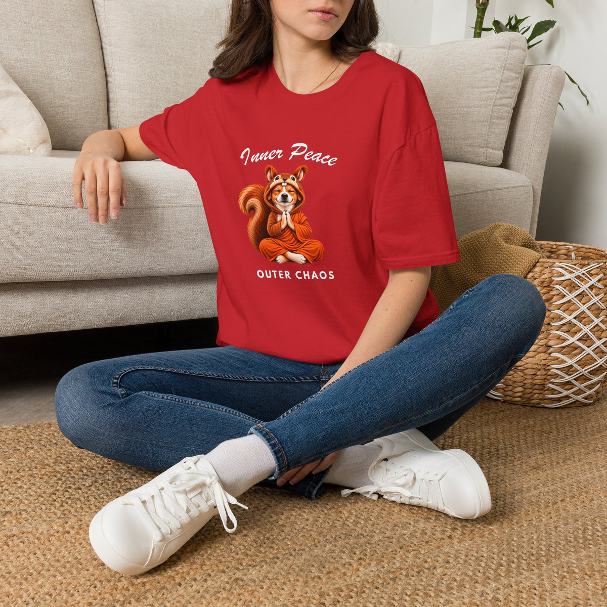Good Boy's Guide to Enlightenment – Inner Peace, Outer Chaos –  Supersoft Unisex T-Shirt